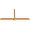 Ekena Millwork Eugene Smooth Timber Gable Bracket, Western Red Cedar, 72"W x 36"H x 3 1/2"D x 3 1/2"F, 12/12 Pitch GBW072X36X0404EUG00SWR - alternate 4